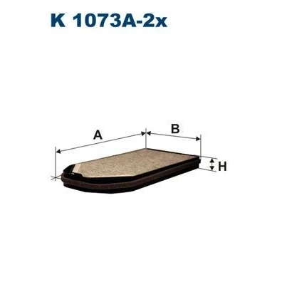 Bilde av FILTRON K 1073A 2x Kupéfilter Karbonfilter 370 179 38 BMW: 7