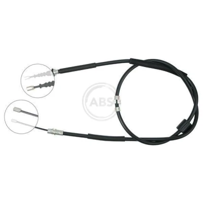 Bilde av A.B.S. K17666 Bremsekabel 1722 Skivebrems for høyre/venstre ratt FORD: MONDEO 3 Kombi