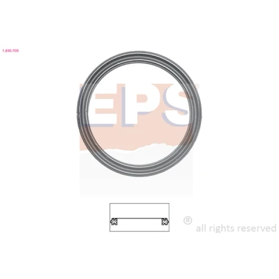 Bilde av EPS 1.890.709 Pakninger Made in Italy OE Equivalent HYUNDAI: SANTA FE 2
