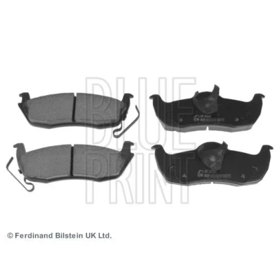 Bilde av BLUE PRINT ADA104220 Bremseklosser bakaksel med akustisk slitasjevarsel kolbleklips JEEP: Commander