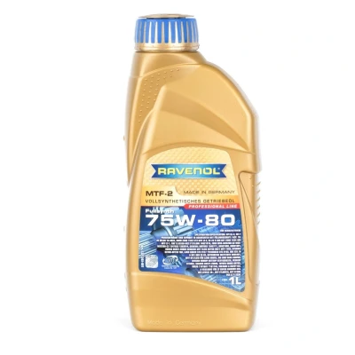 Bilde av RAVENOL MTF 2 1221103 001 01 999 Girolje 75W 80 1l BMW: 5 Sedan, X3, X5, MERCEDES BENZ: A Klasse, E Klasse T modell, FORD: KUGA 1