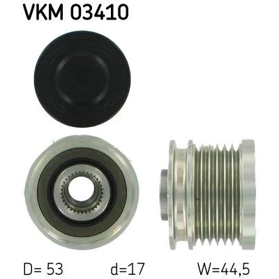 Bilde av SKF VKM 03410 Frihjul Dynamo 44,5 FORD: S Max Mk1, MONDEO 3, Galaxy Mk2 MPV