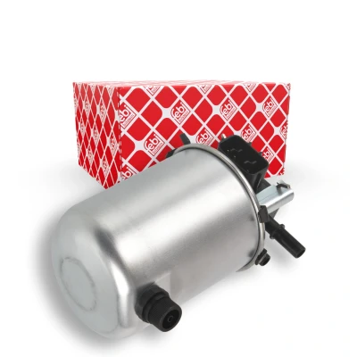 Bilde av FEBI BILSTEIN 101325 Drivstoffilter ledningsfilter, med filteroppvarming NISSAN: Qashqai / Qashqai+2 I, X Trail, 2