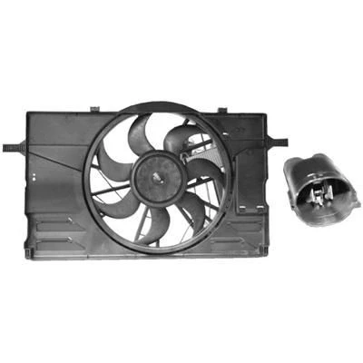 Bilde av VAN WEZEL 5942748 Kjølevifte med kjølerøufteramme (kant) elektromotor VOLVO: V50