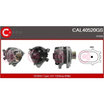 Bilde av CASCO CAL30208AS Dynamo 12V 130A SAAB: 9 3 Sedan, Stasjonsvogn, 5 OPEL: Vectra C Caravan, CADILLAC: BLS Sedan