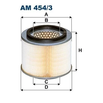 Bilde av FILTRON AM 454/3 Luftfilter 146 178,5 Filterinnsats NISSAN: Patrol GR 5 SUV, Pick Up