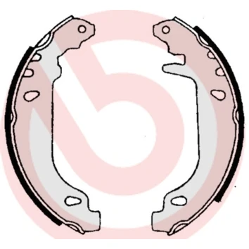 Bilde av BREMBO S 61 519 Bremsesko 180 32 med tilbehør