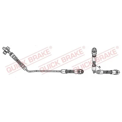 Bilde av Bremseslange, Høyre bakaksel, bmw x5 [e53], 34301165766