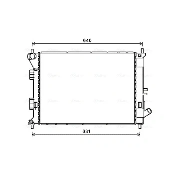 Bilde av Radiator AVA QUALITY COOLING HYA2335