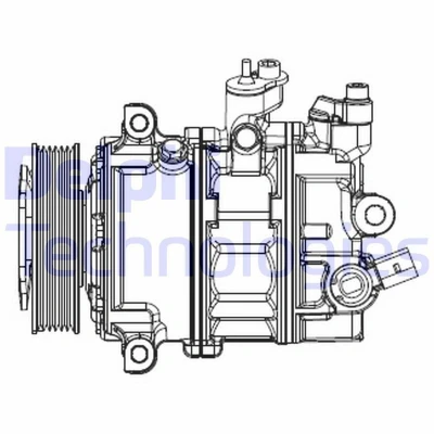 Bilde av DELPHI CS20529 Kompressor 7ZSE17 PAG 46