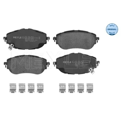 Bilde av MEYLE 025 256 9819 Bremseklosser ORIGINAL Quality framaksel med akustisk slitasjevarsel antihyle blikk TOYOTA: Auris Stasjonsvogn, Hatchback