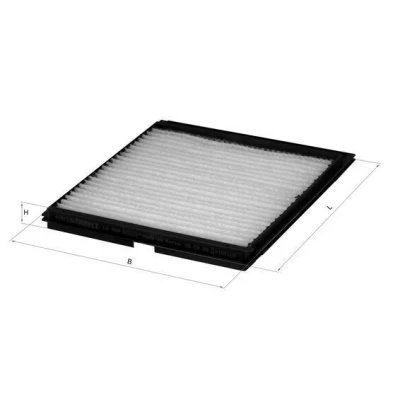 Bilde av MAHLE ORIGINAL LA 404 Kupéfilter Partikkelfilter 240,0 204 20,0 NISSAN: MICRA 2