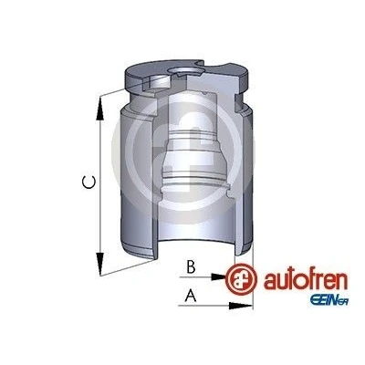 Bilde av AUTOFREN SEINSA D025545 Stempel, bremseklave 34 bakaksel KASCO