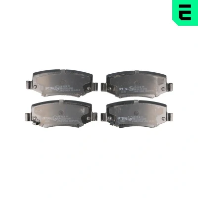 Bilde av OPTIMAL BP 12382 Bremseklosser bakaksel med akustisk slitasjevarsel JEEP: WRANGLER 3, Cherokee III, Compass
