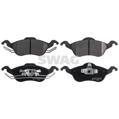 Bilde av SWAG 50 91 6279 Bremseklosser framaksel ekskl. slitasjevarselkontakt med kolbleklips FORD: Focus Mk1 Hatchback, Stasjonsvogn