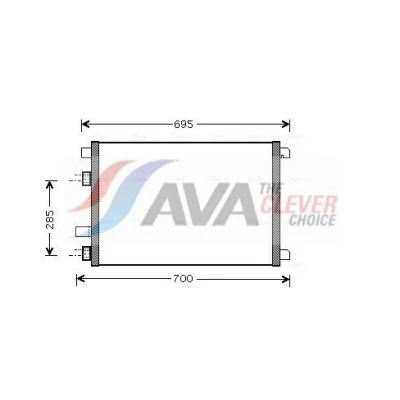 Bilde av PRASCO RTA5305 Kondensator 14,3 Aluminium 622