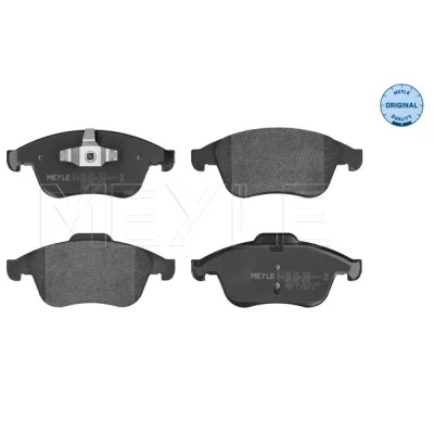 Bilde av MEYLE 025 247 1018 Bremseklosser ORIGINAL Quality framaksel ekskl. slitasjevarselkontakt med antihyle blikk RENAULT: MEGANE 3, GRAND SCENIC 3