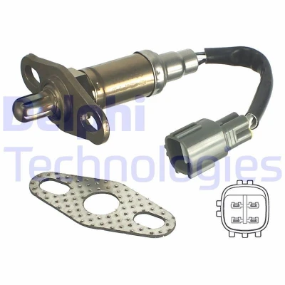 Bilde av DELPHI ES11112 12B1 Lambdasonde Fingersonde, oppvarmet TOYOTA: Corolla VIII Compact, Liftback, Stasjonsvogn