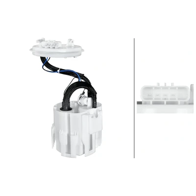 Bilde av HELLA 8TF 358 305 231 Brennstoff leveringsenhet med tankmåler, tetning elektrisk Bensin
