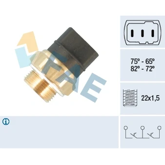 Bilde av FAE 37826 Temperaturbryter, radiator ventilator