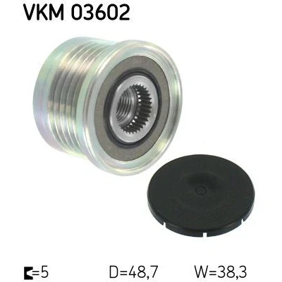 Bilde av SKF VKM 03602 Frihjul Dynamo 38,2