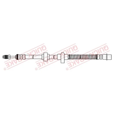 Bilde av QUICK BRAKE 32.847 Bremseslange 640 M10x1 PEUGEOT: 407 Sedan, Coupé, 508 I SW, CITROËN: C5 III Stasjonsvogn