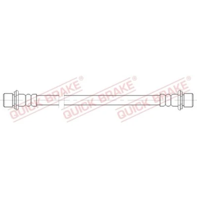 Bilde av QUICK BRAKE 25.081 Bremseslange 134 M10x1 TOYOTA: Auris Hatchback, Stasjonsvogn, Prius III Hatchback