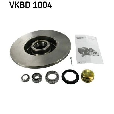 Bilde av SKF VKBD 1004 Bremseskiver 226 10 fullt ut med integrert hjullager VOLKSWAGEN: Golf 3, 2, 4 Cabrio