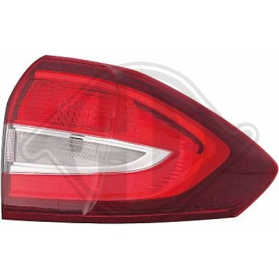 Bilde av DIEDERICHS Baklykter høyre ytre del P21/5W, PY21W uten pæreholder 1467190 FORD: C Max 2