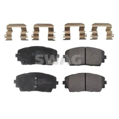 Bilde av SWAG 33 10 6512 Bremseklosser framaksel med akustisk slitasjevarsel festemateriell KIA: Picanto II