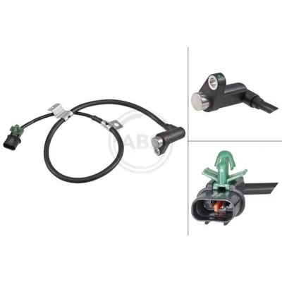 Bilde av A.B.S. 31905 ABS sensor passiv 730 svart