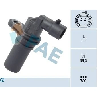 Bilde av Impulsgiver, veivaksel, alfa romeo,citroën,fiat,ford,lancia,opel,peugeot,suzuki,vauxhall, 12855457, 1547993, 1564860, 1920 SQ, 1920.SQ,