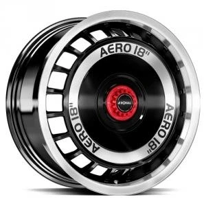 Bilde av RONAL R50 REV B Black Front Cut 8x18 5/110 ET35 B65.1 Aluminiumfelger