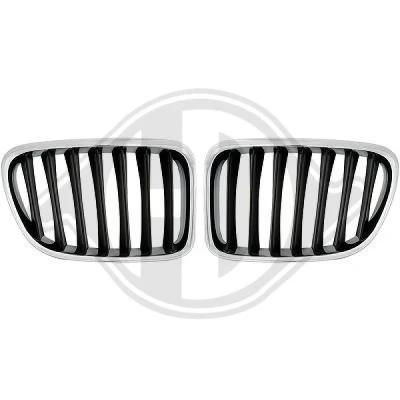 Bilde av DIEDERICHS HD Tuning 1265440 Radiatorgitter svart, krom BMW: X1