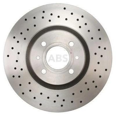 Bilde av A.B.S. COATED 17949 Bremseskiver 284 22 4 98 perforert / ventilert belagt FIAT: 500 Hatchback, ABARTH: 500C 595C 695C Cabrio