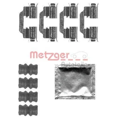 Bilde av METZGER 109 1832 Tibehørsett, skivebremse belegg ALFA ROMEO: Giulietta Hatchback