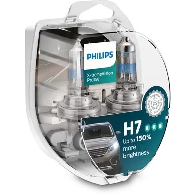 Bilde av Halogenlampe PHILIPS X tremeVision Pro150 H7 PX26d, passer mange bilmodeller, 000000000H7, 00000000H7, 0000000H7, 000000H7, 002 544 00 9