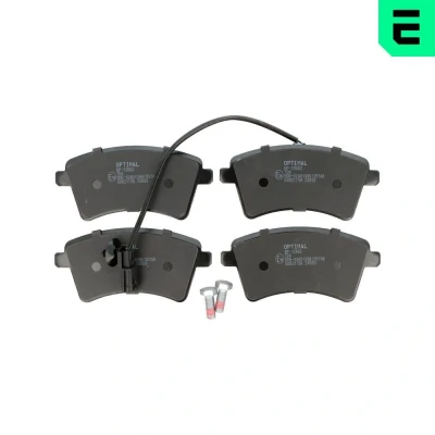 Bilde av OPTIMAL BP 12662 Bremseklosser framaksel med integrert slitasjevarselkontakt RENAULT: Kangoo II Express, / Grand