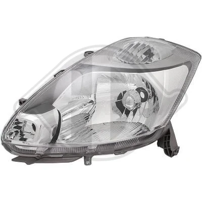 Bilde av DIEDERICHS 5030081 Frontlykter venstre H4 uten motor for høydejustering hovedlys