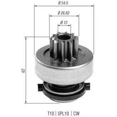 Bilde av MAGNETI MARELLI 940113020398 Lite tannhjul, starter