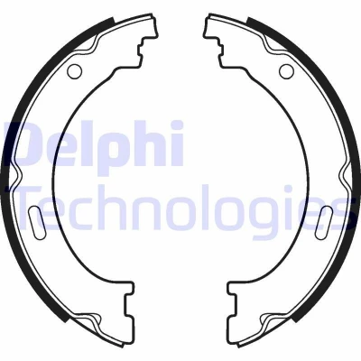 Bilde av DELPHI LS2041 Handbromsbackar JEEP: Cherokee III, Commander