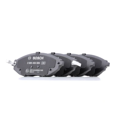 Bilde av BOSCH 0 986 494 684 Bremseklosser Low Metallic med akustisk slitasjevarsel antihyle blikk CHEVROLET: Spark