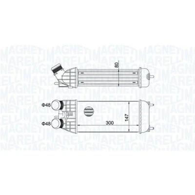Bilde av MAGNETI MARELLI 351319204470 Ladeluftkjøler PEUGEOT: 308 I Hatchback