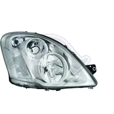 Bilde av DIEDERICHS 3494882 Frontlykter høyre H1/H7 Priority Parts med motor for høydejustering hovedlys IVECO: Daily V Varebil / Stasjonsvogn