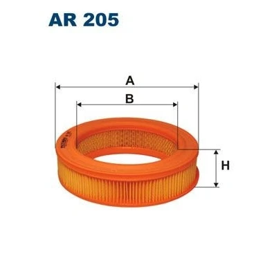 Bilde av FILTRON AR 205 Luftfilter 52 202 Filterinnsats FORD: ESCORT 3, 1, FIESTA 2