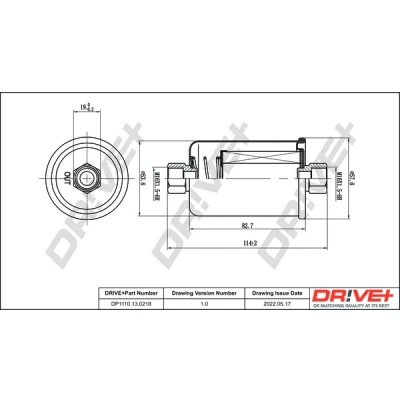 Bilde av Drivstoffilter buick, chevrolet, daewoo, daimler, jaguar, land rover, lotus, oldsmobile, opel, pontiac, rover OE GFE7059