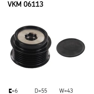 Bilde av SKF VKM 06113 Frihjul Dynamo 43 TOYOTA: RAV4 III SUV