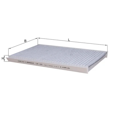 Bilde av MAHLE ORIGINAL LAK 422 Kupéfilter Karbonfilter 257,0, 258,0, 257 164 20,0, 21,0 MERCEDES BENZ: C Klasse T modell, BMW: 3 Touring, AUDI: A3 Sportback