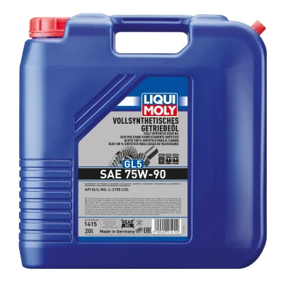 Bilde av LIQUI MOLY 1415 Girolje 75W 90 20 VOLKSWAGEN: Transporter 5, GOLF 3, 5 Bus, AUDI: TT Coupé, A3 Sportback, A2, TOYOTA: Yaris II Hatchback