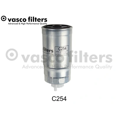 Bilde av DAVID VASCO C254 Drivstoffilter Påskruingsfilter AUDI: A6 C5 Avant, C4 A4 B5 VOLVO: V70 2, I, S80 VOLKSWAGEN: Passat Sedan